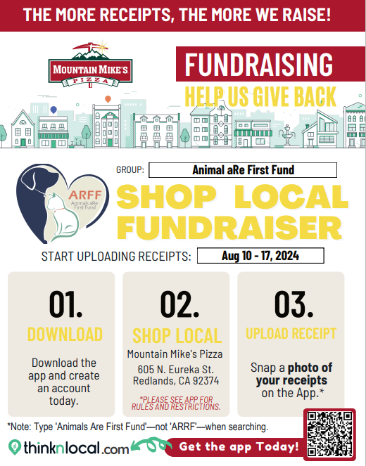 ARFF Fundraiser Flyer