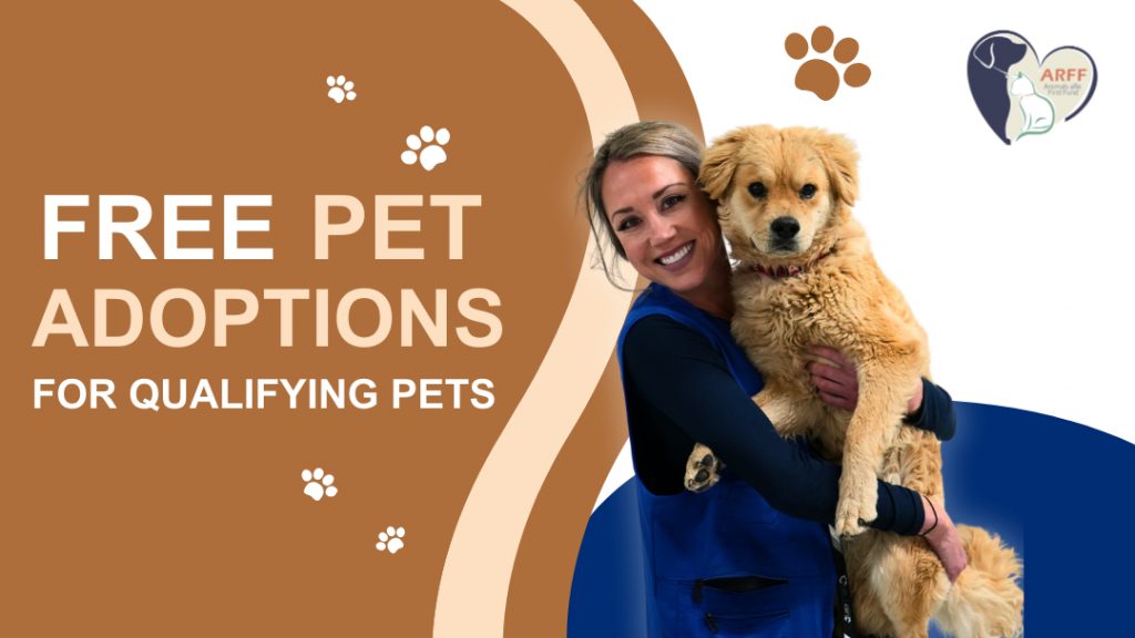 free pet adoptions for qualifying pets